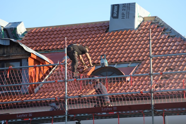 professional roofing project completed 